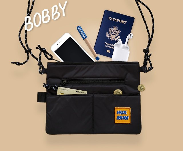Bobby Sacoche - All Black - Shop hukmum Messenger Bags & Sling Bags - Pinkoi