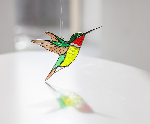 ホビー・楽器・アートトロント・ステンドグラス Hummingbird ハミングバード ハチドリ