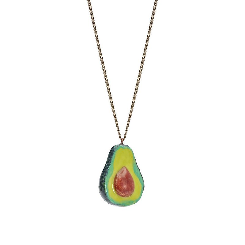 And Mary Avocado  Necklace - Necklaces - Porcelain Green