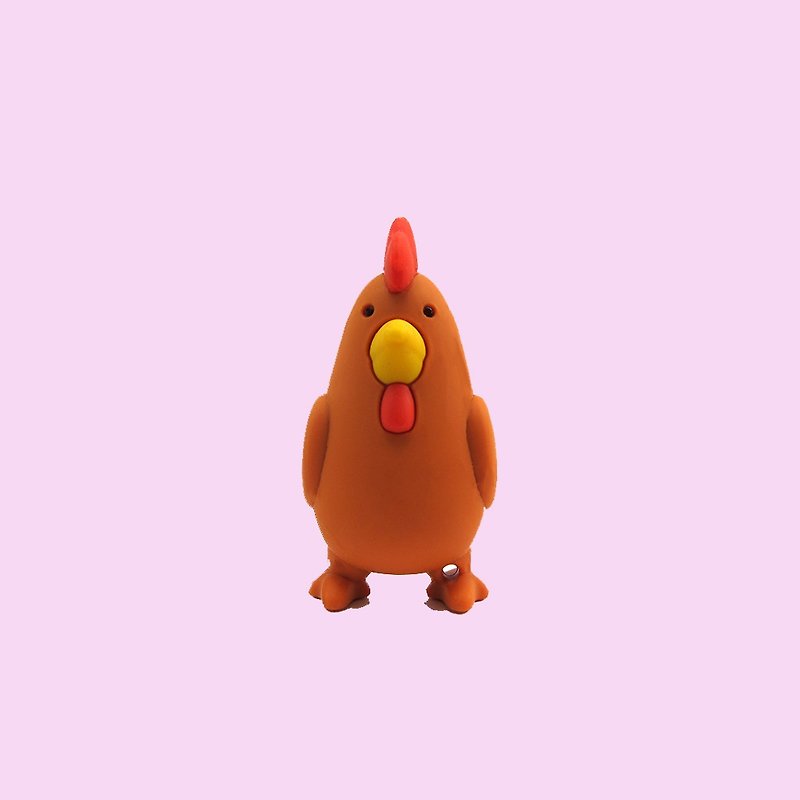 Rooster shape flash drive for the year of the rooster - แฟรชไดรฟ์ - วัสดุอื่นๆ สีแดง