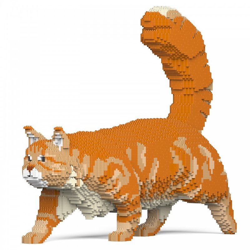 【Pre-Order】JEKCA Building Blocks/Maine Coon 02S-M01 |S Size| Cat Lover|Pet Peripherals| - Other - Plastic 