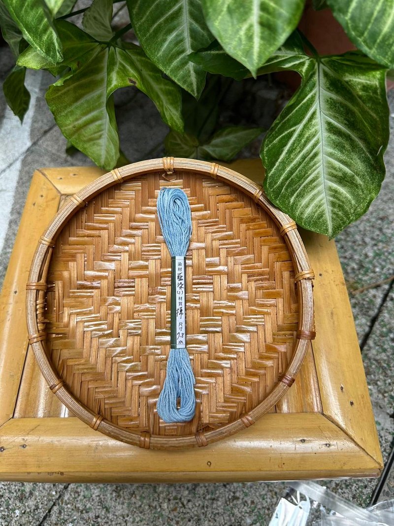 藍染25番刺繡棉線(1) - 編織/刺繡/羊毛氈/縫紉 - 棉．麻 