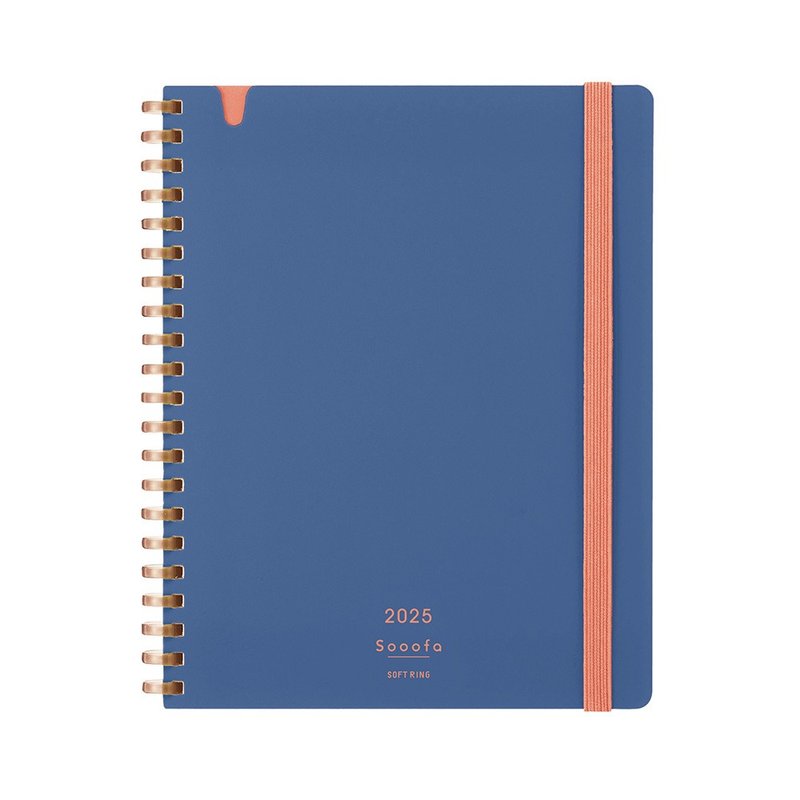 KOKUYO Sooofa soft coil 2025 monthly notebooks are available in four options - Notebooks & Journals - Paper Multicolor