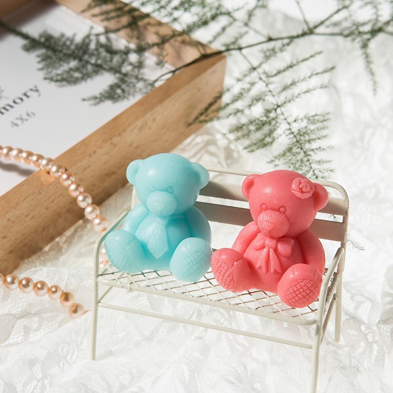 Cute Bear Soap~Wedding Small Items/Gift/Send-off Gift/Travel Soap/Second Entry - สบู่ - พืช/ดอกไม้ 