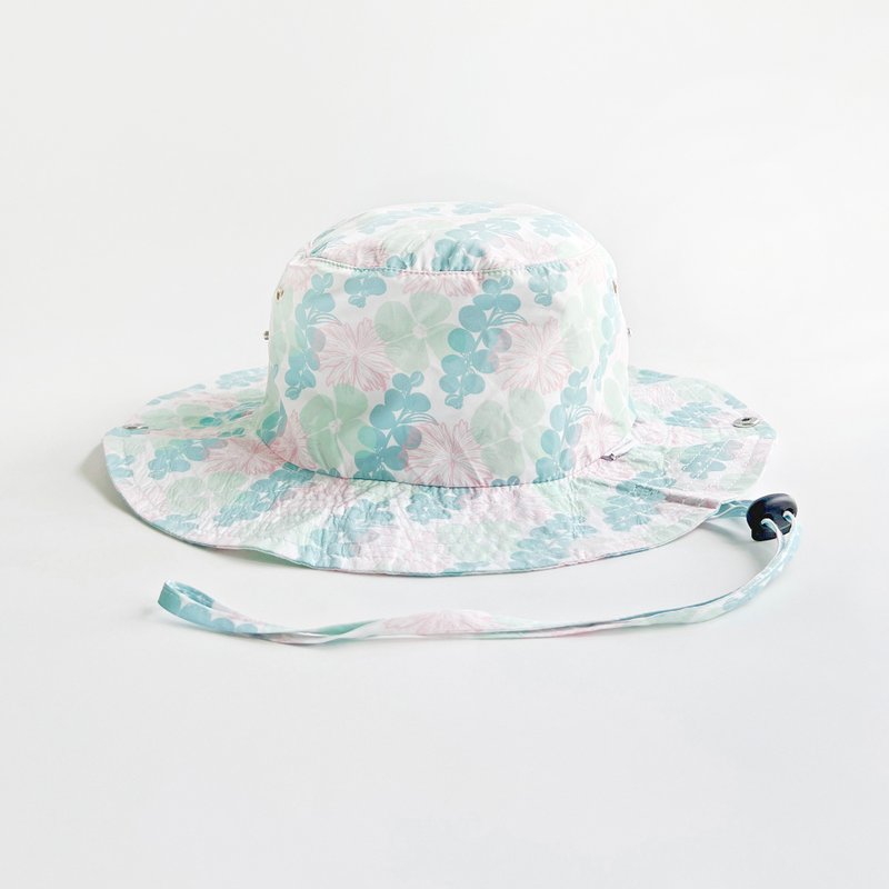 Fern Pattern Hiking Hat - White Style - Hats & Caps - Polyester White