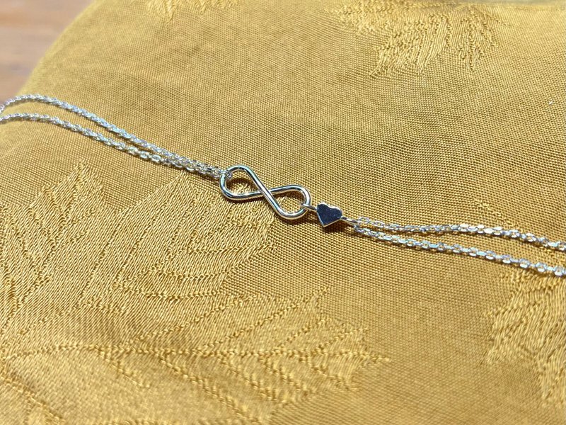 I Infinity I 925 Sterling Silver Bracelet - สร้อยข้อมือ - เงินแท้ สีเงิน