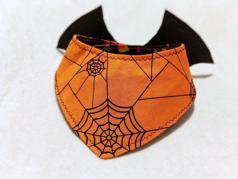 Halloween Halloween batwing triangle pet shape neck scarf neck - Clothing & Accessories - Cotton & Hemp Black