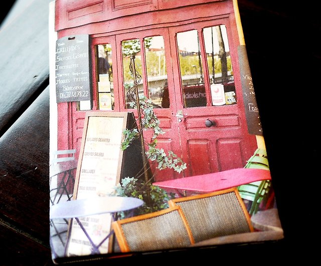 Chez　写真集　よく旅する】風景書の服：紫のカフェカラーの椅子とあなた　Pinkoi　ショップ　Némo