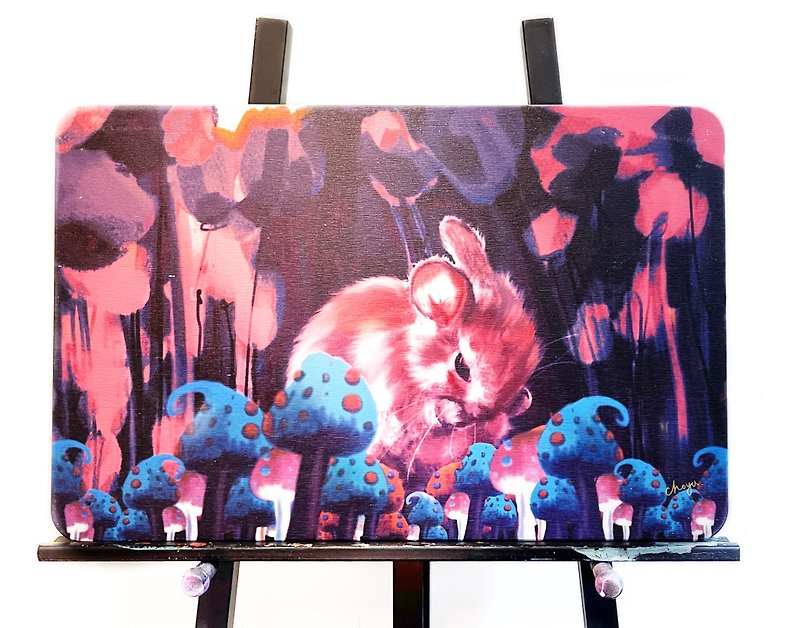 Lost bunny 硅藻土地墊/桌墊 /家居擺飾/藝術創作/客製化/動物 - 裝飾/擺設  - 其他材質 粉紅色