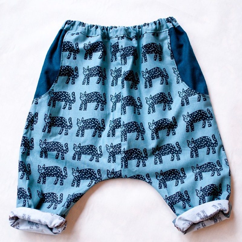 Kids | Children Lun pants - อื่นๆ - ผ้าฝ้าย/ผ้าลินิน สีน้ำเงิน