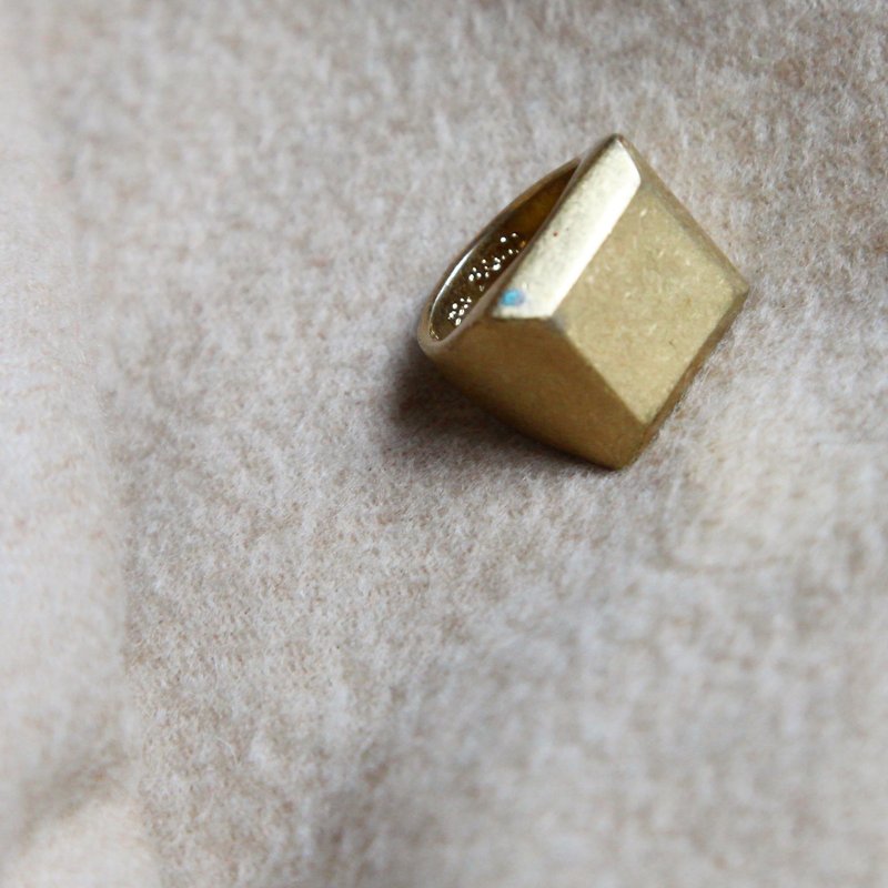 Icon Brand Men's Vintage Ring - แหวนทั่วไป - เครื่องประดับ สีทอง