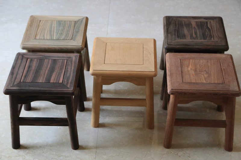 *唐林實木家具*完色系列小板凳  方板凳 實木 椅子 實木家具 - 其他家具 - 木頭 咖啡色