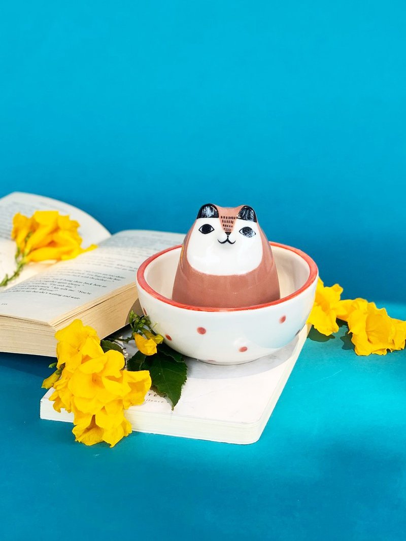 Bear Pot (Brown) l ceramics l May&Clay Ceramics Studio - 盆栽/植栽 - 陶 咖啡色