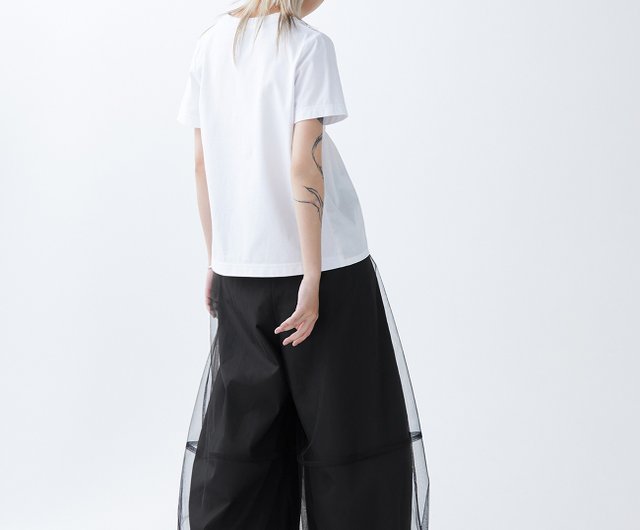 アシンメトリー シャーリング Tシャツ - ショップ pre Tシャツ