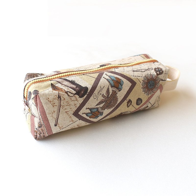 World travel portable pencil case/storage bag universal bag pencil case - Pencil Cases - Cotton & Hemp Khaki
