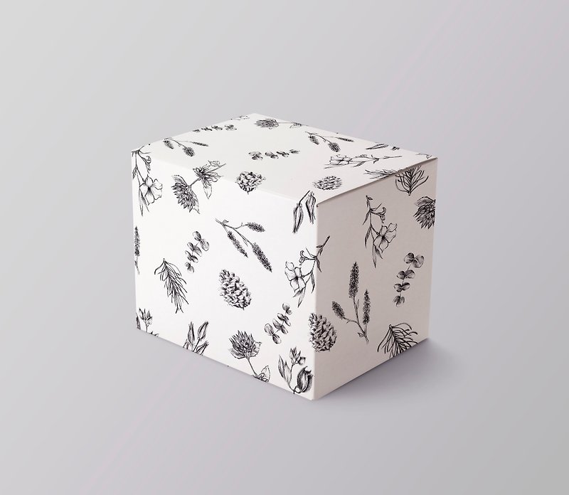 快樂佳節小物包裝盒-設計主題:花居物語-5入裝 - 禮物盒/包裝盒 - 紙 白色