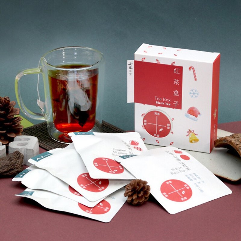 TeaBox - Christmas Edition (5 teabags included) - Tea - Paper White