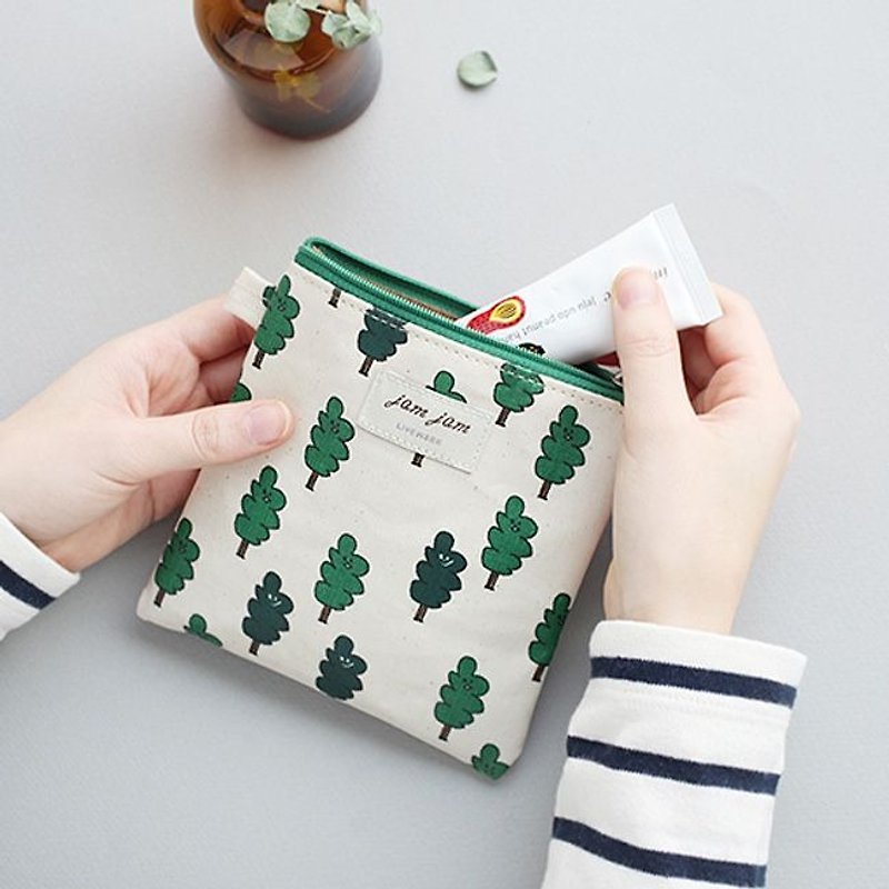 Livework-JAM JAM Mini Universal Package / Coin Purse - Lok Wo Small Tree, LWK30089 - Coin Purses - Other Materials Green