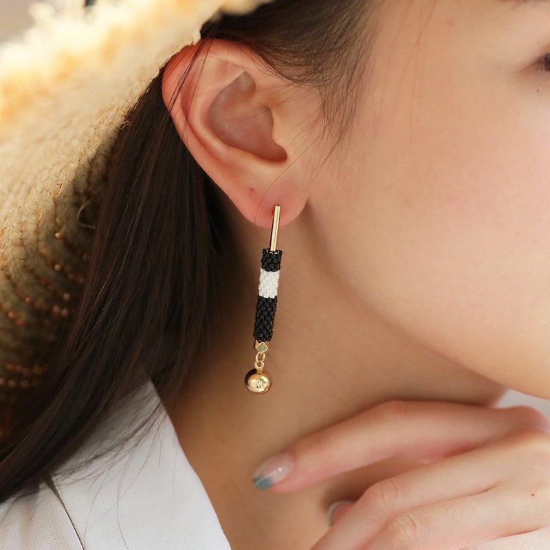 Black - Lavish Drop Earrings - Earrings & Clip-ons - Other Materials Black