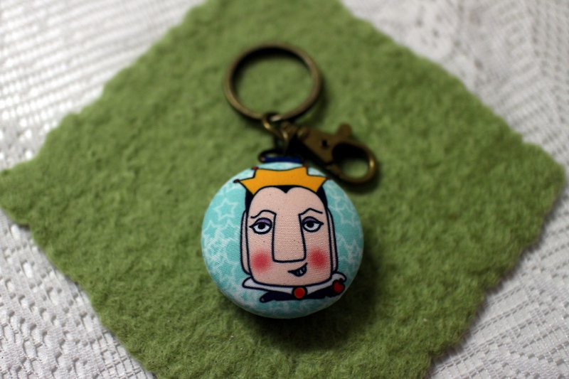 Play not tired _ Macaron key ring / ornaments (the bad guys bad series _ Snow White Queen) - Keychains - Polyester 