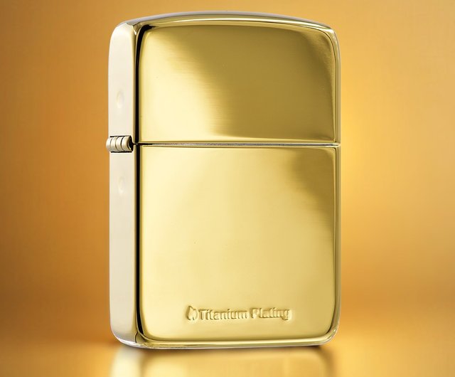 ZIPPO official flagship store] Titanium-plated black ice