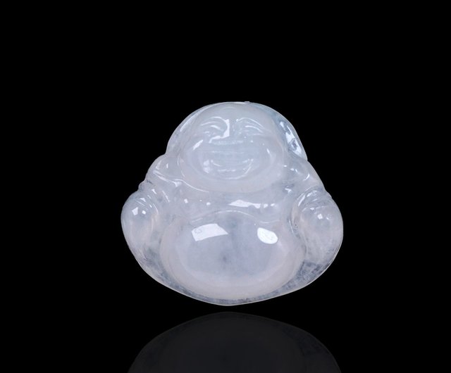 Blue jade clearance buddha pendant