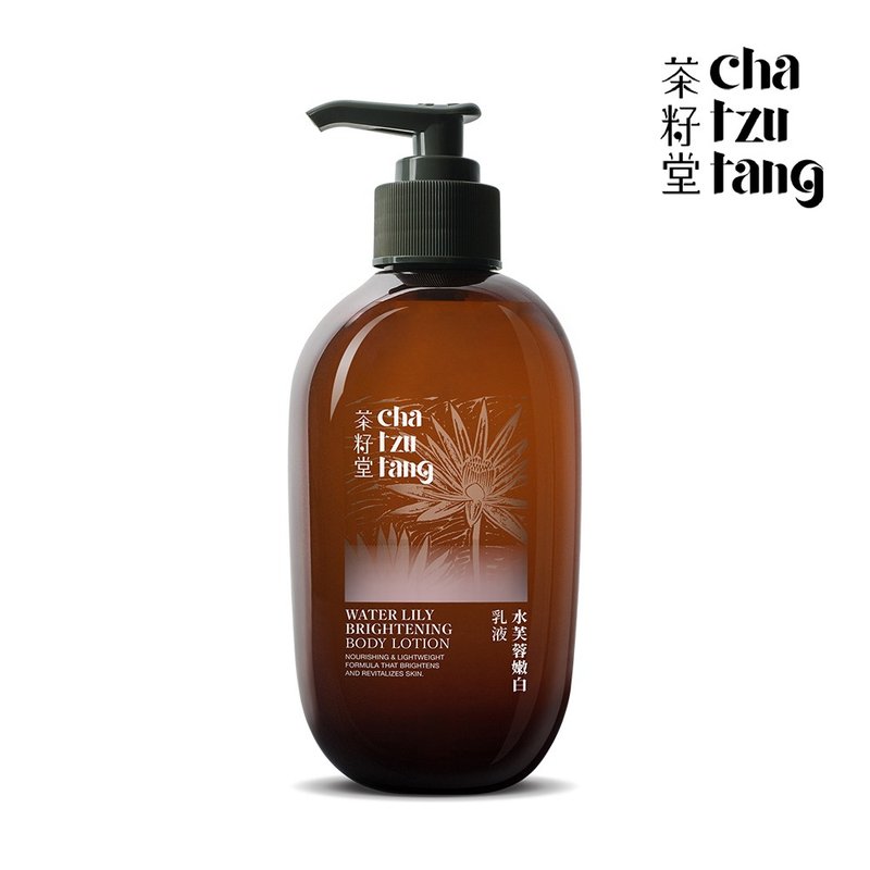 茶籽堂 水芙蓉嫩白乳液330mL【暗沉、中偏乾性肌膚】 - 身體乳/按摩油 - 植物．花 