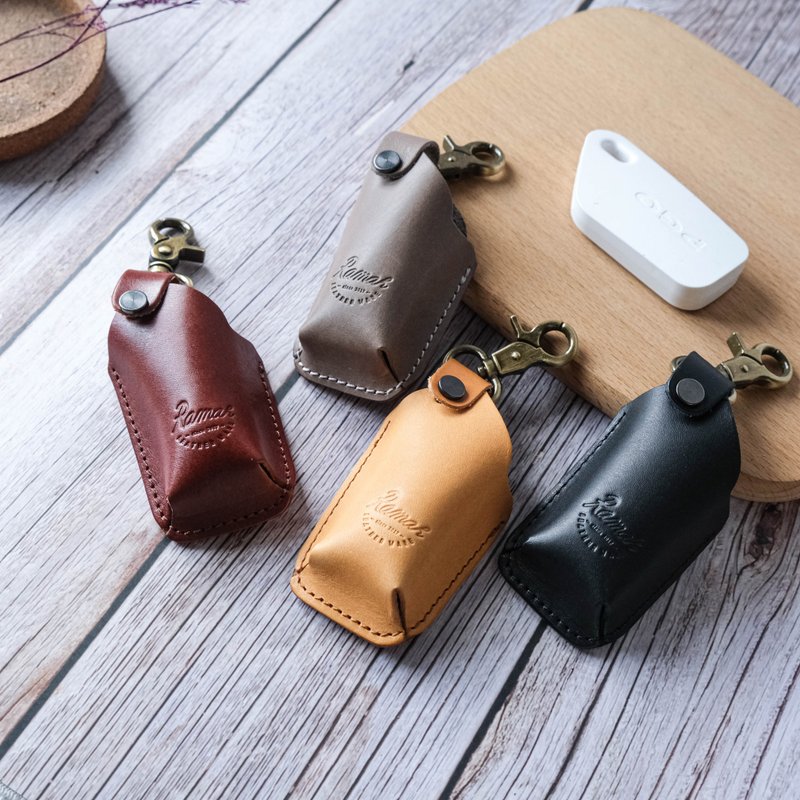 Spring 125 皮革鑰匙保護套/真皮鑰匙保護套/PGO Keyless - 鑰匙圈/鑰匙包 - 真皮 多色