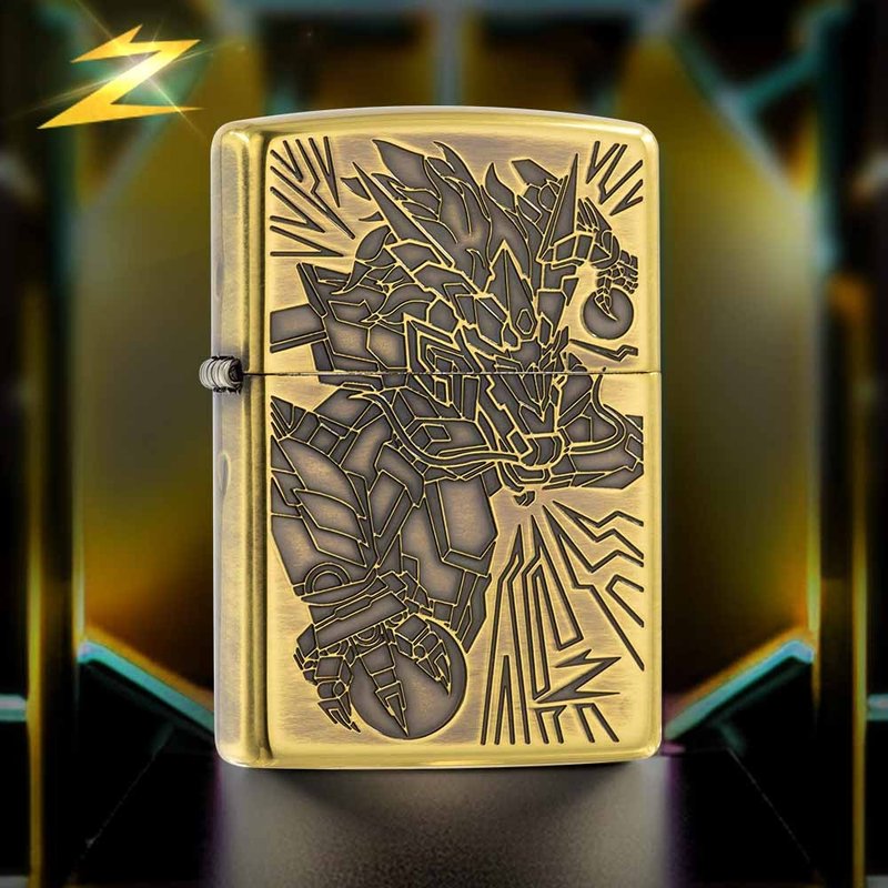 【ZIPPO官方旗艦店】十二生肖-龍防風打火機 ZA-2-156 - 其他 - 銅/黃銅 金色