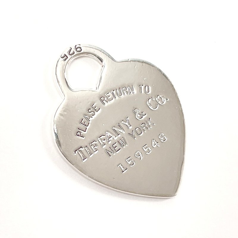 Tiffany & Co. Return to Heart Pendant, Silver 925, Accessory, Newly Refinished - สร้อยคอ - เงินแท้ สีเงิน