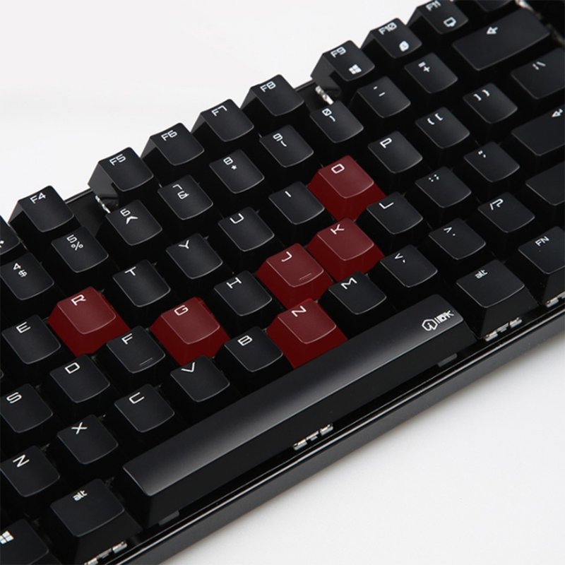 【免運特惠】IK6-M有線電競專用真機械鍵盤紅軸108鍵辦公家 - 電腦配件 - 其他材質 黑色