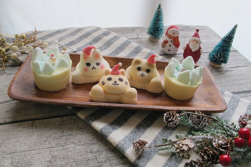 [クリスマス]小動物クリスマスの雪なびくに限定 - ケーキ・デザート - 食材 