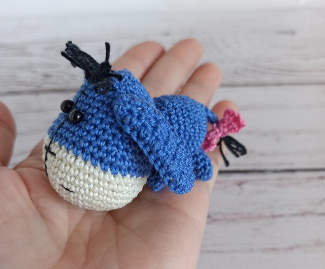 Crochet keychain rabbit, crochet owl, cute bag charm, cute car