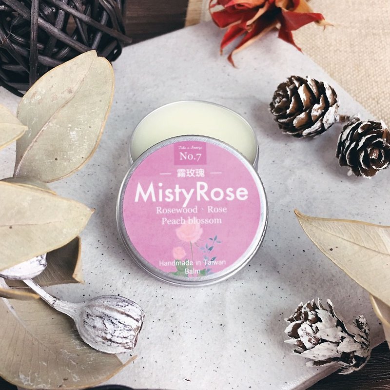 Take a Snooze - Skin Revitalizing Balm / No.7 Misty Rose Misty Rose - Perfumes & Balms - Essential Oils Red