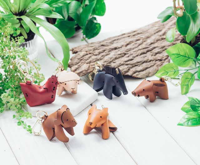 Szoo植鞣革動物單品 生肖系列 設計館shekinah 手工皮革 吊飾 Pinkoi