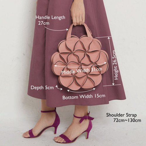 BLOSSOM CIRCLE SHOULDER BAG - Shop elemood Messenger Bags
