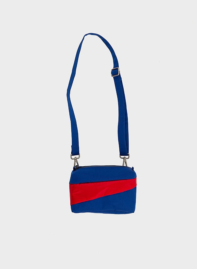 Bum Bag, Electric Blue & Redlight, SMALL - Messenger Bags & Sling Bags - Nylon Blue