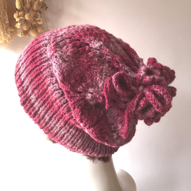 Frankly another on dual gradient knit cap (neck circumference) / wool hat / scarf / hat handmade handmade〗 〖crazy hopscotch - หมวก - วัสดุอื่นๆ 