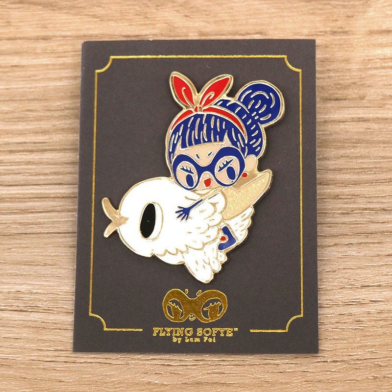 徽章/胸針/別針 - 女飛賊蘇飛系列 飛翔蘇飛款 - 徽章/別針 - 其他金屬 金色