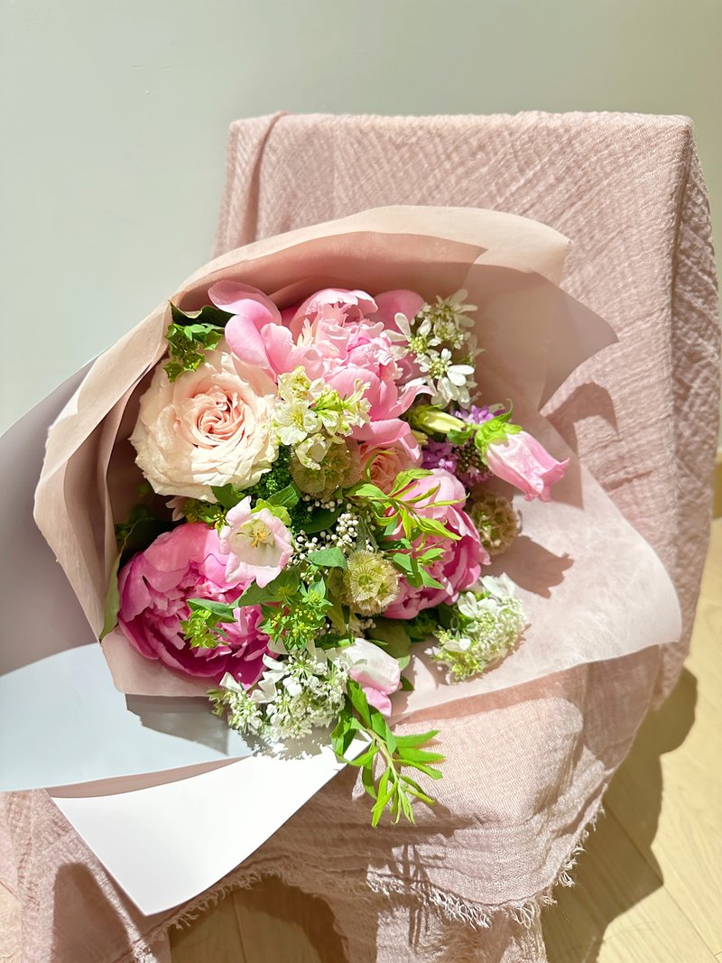 【Flowers】Peony Rose Flower Bouquet - Plants - Plants & Flowers 