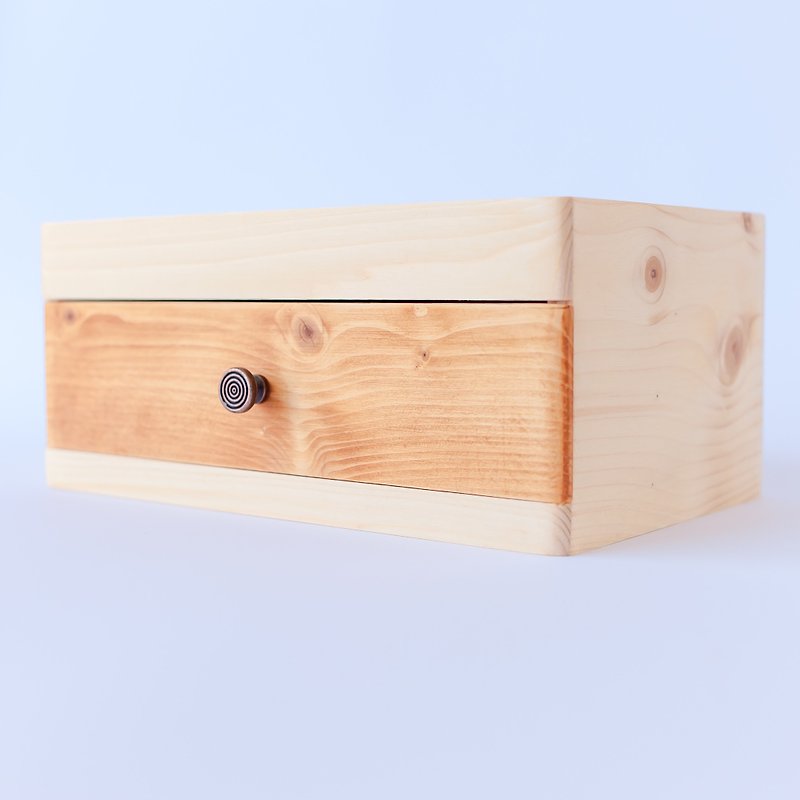 【Small single pumping box】 handmade wooden box box - Storage - Wood 