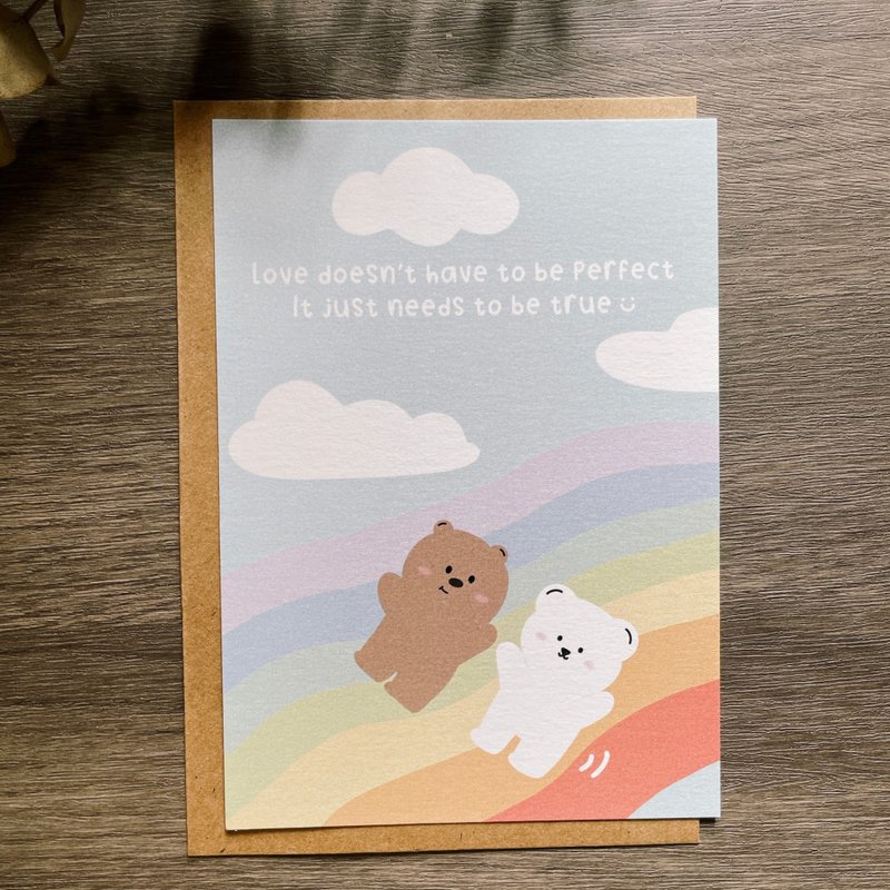 #51 _smallthings illustration postcard (rainbow slide) - Cards & Postcards - Paper Multicolor