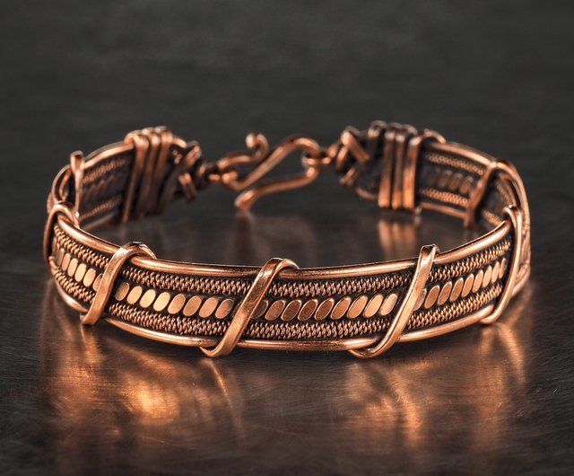 Copper jewelry for him discount