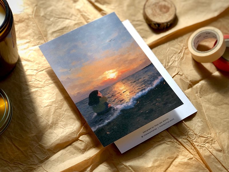 My sunset  / Postcard - การ์ด/โปสการ์ด - กระดาษ หลากหลายสี