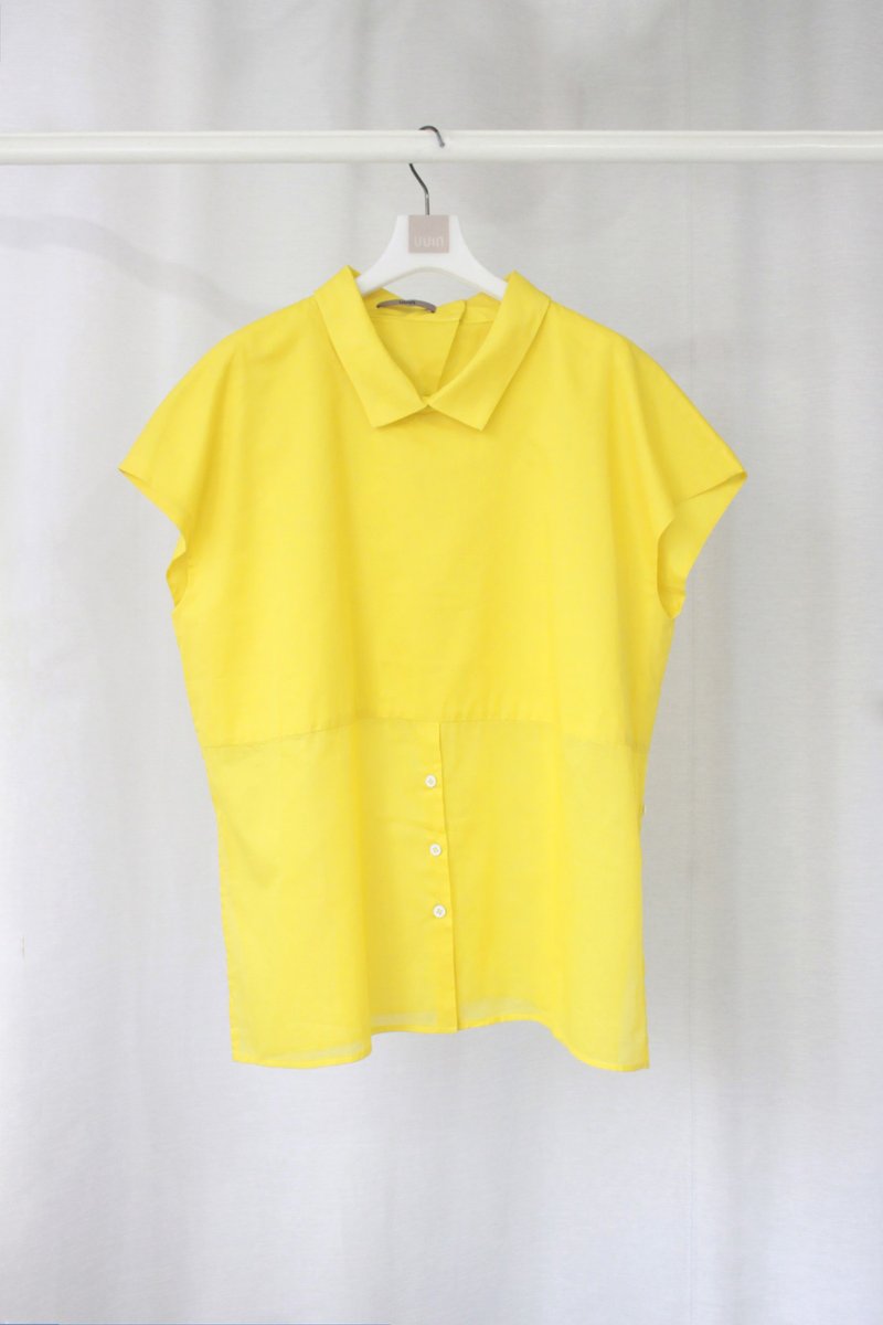 UUIN _ Cut-out shirt - Women's Shirts - Cotton & Hemp 