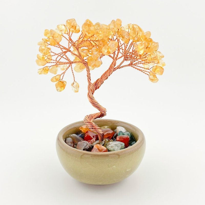 希望之樹 | 黃水晶 - 擺飾/家飾品 - 水晶 黃色