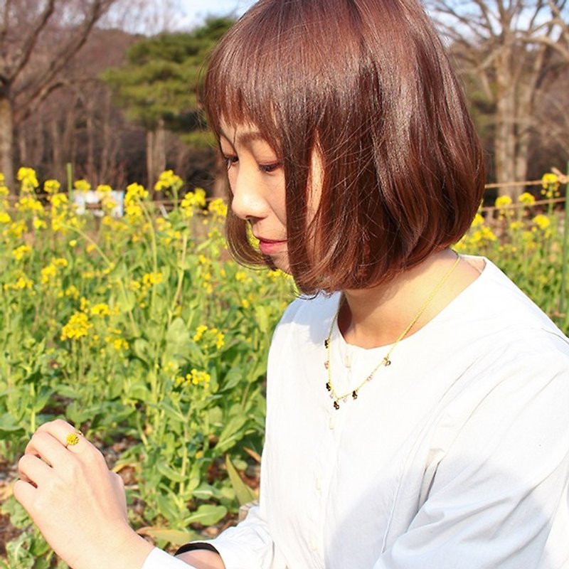 A Song for Greenery Aoba Song / Necklace NE366 - สร้อยคอ - โลหะ สีทอง
