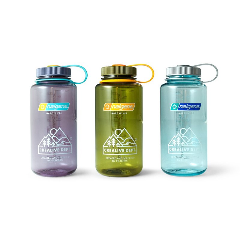 Filter017 X Nalgene 聯名寬口水壺 - Crealive Dept.款 - 水瓶/水壺 - 塑膠 