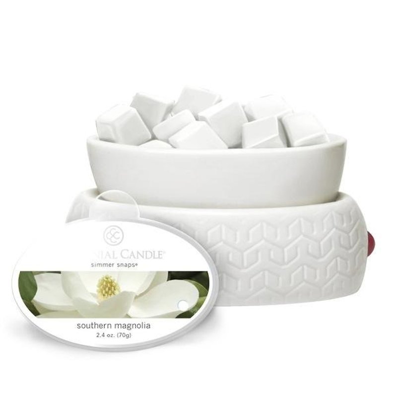 [VIVAWANG] 2.4oz fragrance dissolved wax (white Magnolia grandiflora), fresh jasmine fragrance, delicate deep aroma, fragrant interior, the United States imports Colonial Candle. - Fragrances - Wax 