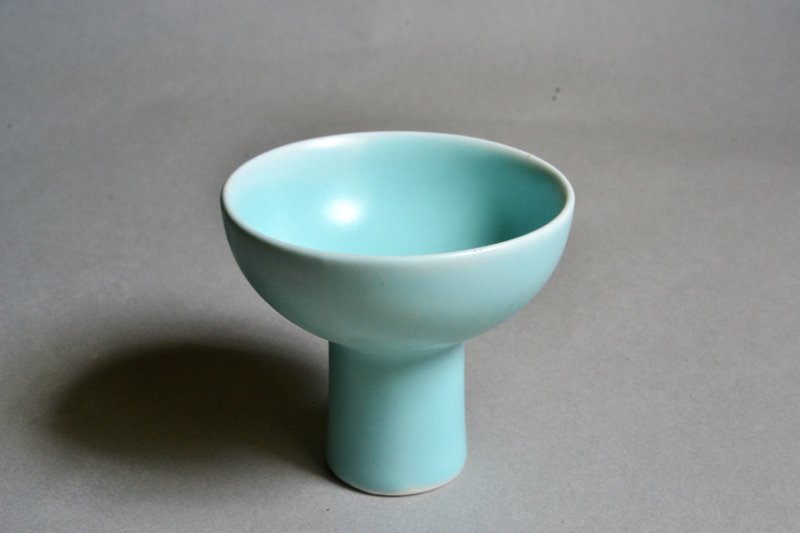 海洋藍小高足杯  咖啡濾杯 咖啡濾器  禮物 中秋節禮物 - 咖啡壺/手沖壺 - 瓷 藍色